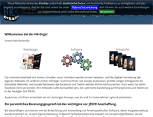 Tablet Screenshot of hk-orga.de